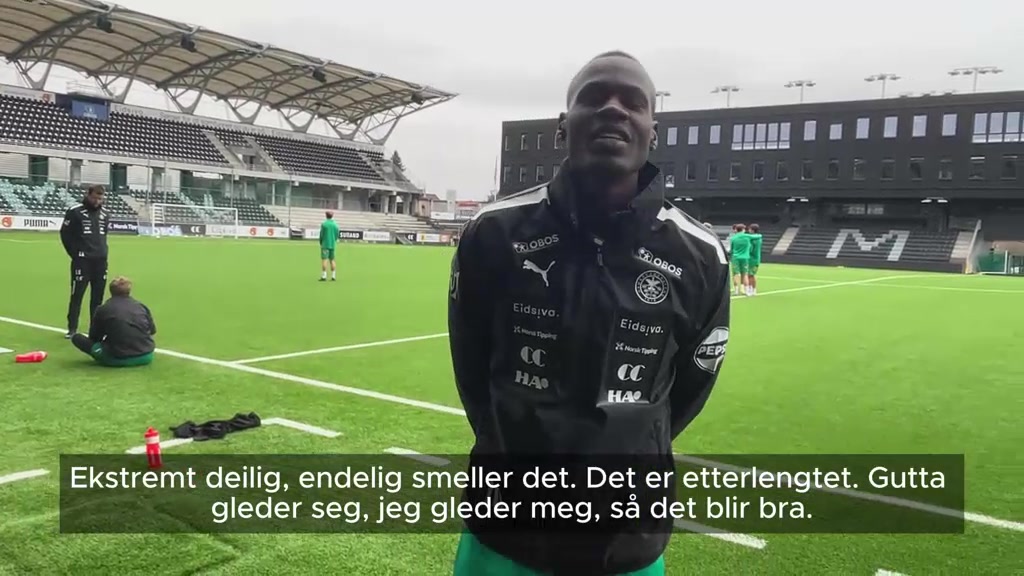 Moses Mawa før seriestarten